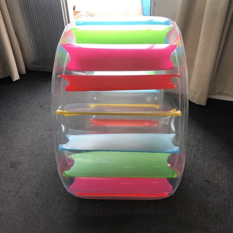 Pvc opblaasbare rollerbal speelgoed gras waterroller kinderen multifunctionele kruiprol