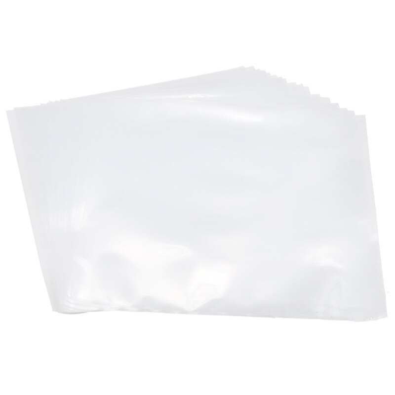 Fundas protectoras para DVD Blu-ray, 50 piezas, funda de almacenamiento de disco de 12 pulgadas, bolsa de plástico T84C: Default Title