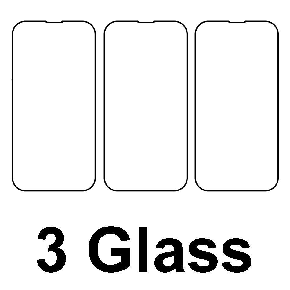 Tempered Glass For iphone 13 Pro Max iphone 13 mini Screen Protector 3D Camera Lens Glass Cover Film For iphone 13 Pro Glass: Nano-coated Tempered Glass Film / Frosted