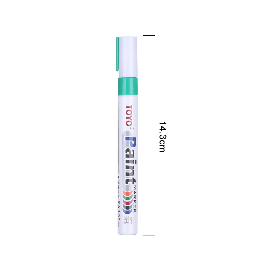 1PC Car Tyre Tire Permanent Paint Marker Pens Oily Markers Scratch Repair Multifunction Applicator Tool Touch Up Pen