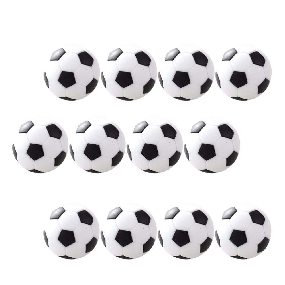 12 Pcs 31mm Table Soccer Funny Durable Interesting Tabletop Game Ball for Kids Boys