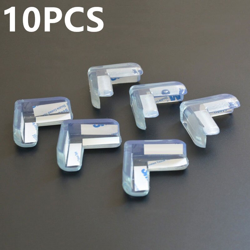 10Pcs Silicone Protector Kids Baby Child Safety Silicone Protector Table Corner Edge Cover Children Anticollision Edge Guards