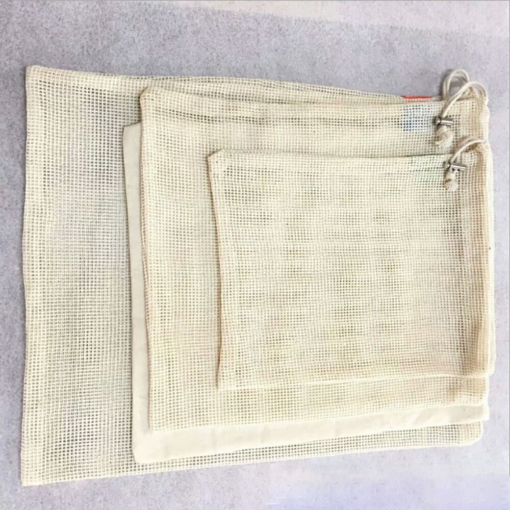 10 Uds. De juguetes reutilizables para frutas y verduras, bolsas de almacenamiento para artículos diversos, bolsa de red, bolsas ecológicas de malla lavable, 3 tamaños a elegir