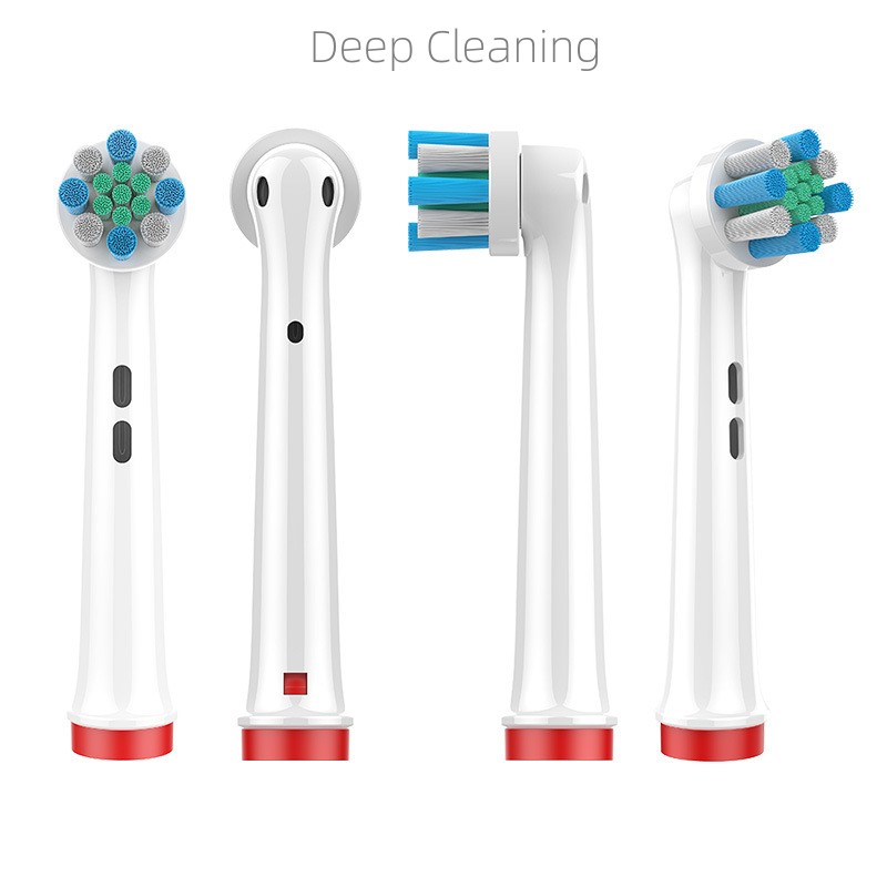 4Stck Dupont Borsten Elektrische Zahnbürste Köpfe Zähne Aufhellen/Tägliche Reinigung/Präzision Reinigung/Weiche Pflege Zähne funktion Für Oral B: Grün