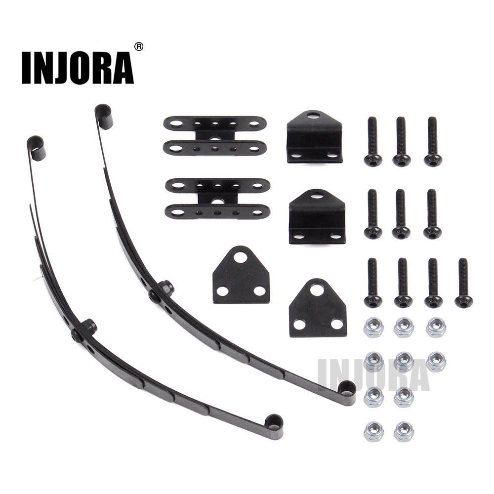 INJORA Harte Blatt Frühling Suspension Stahl Bar für 1:10 RC Rock Crawler D90 TF2 Axial SCX10 F350