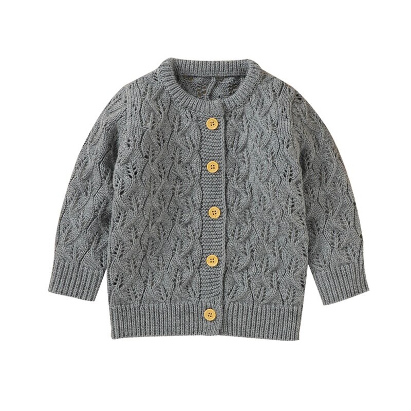 Kinder Kinder Pullover Herbst Baby Mädchen Junge Hohl Strickjacke Casual Oberbekleidung Mantel Kleidung Strickjacke: H / S