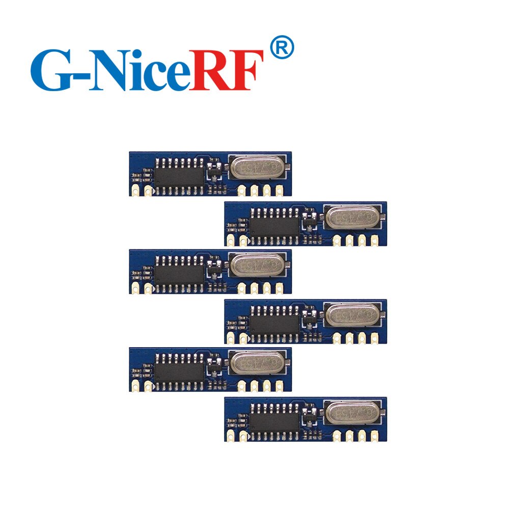 Module récepteur de données RF sans fil, 15 pièces/lot, SRX887 433MHz, ASK, Super hétérodyne