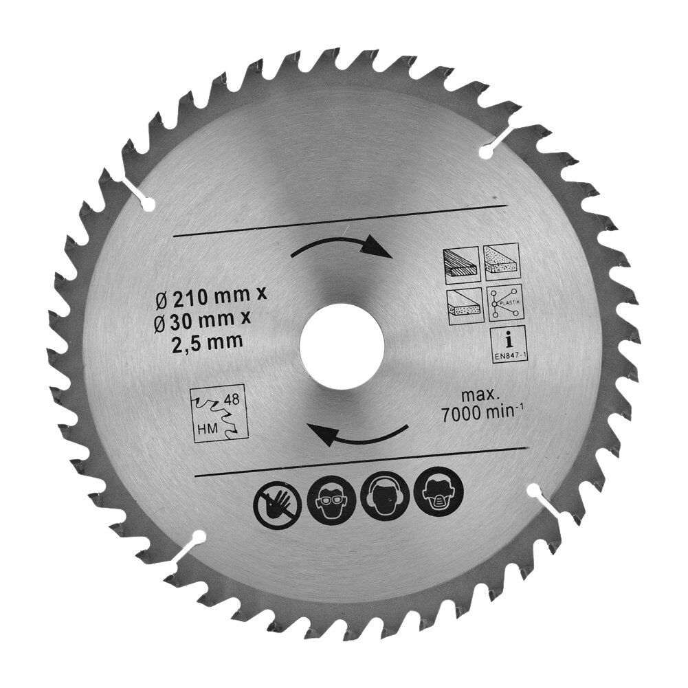 Circular Saw Blade 210mm 24, 48T, 60T TCT Saw Disc Blade 30mm Bore For Wood Plastic Acrylic Woodworking Saw Blade Cutting Disc