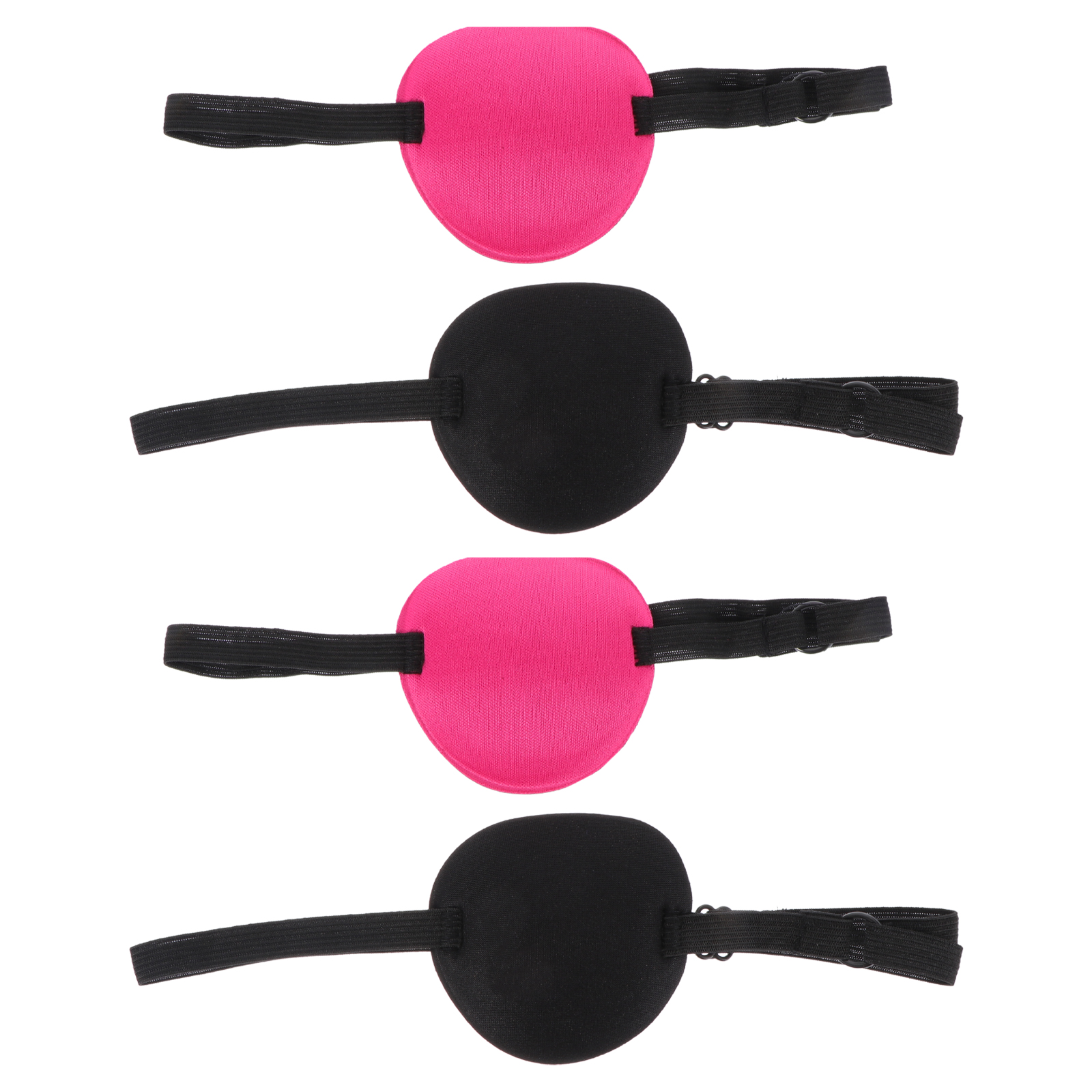 4Pcs Cover Lazy Eye-patch Pirate Cosplay Costume Amblyopia Eye Patch One Eye Cover for Adult Decor