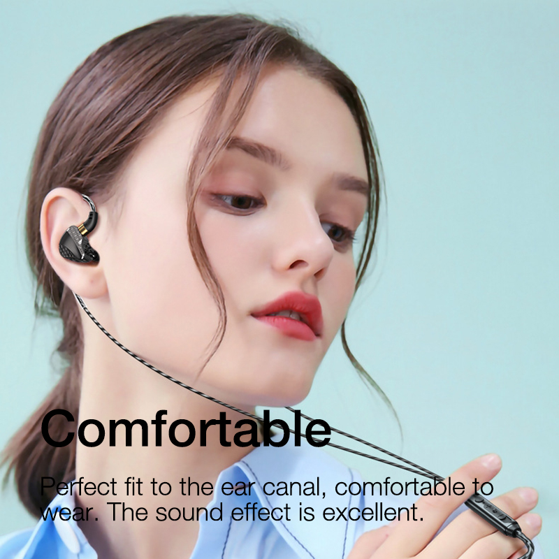 EARDECO 3.5mm Wired Headphones HIFI Bass Wired Earphone Earbuds inear Headphones Phone Mobile Headset with Mic Earphone Handfree