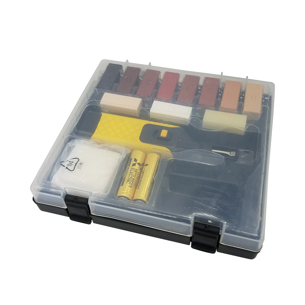 Kit De Réparation De Stratifié Et De Bois - 11 Couleurs, Piles Et Accessoires Inclus