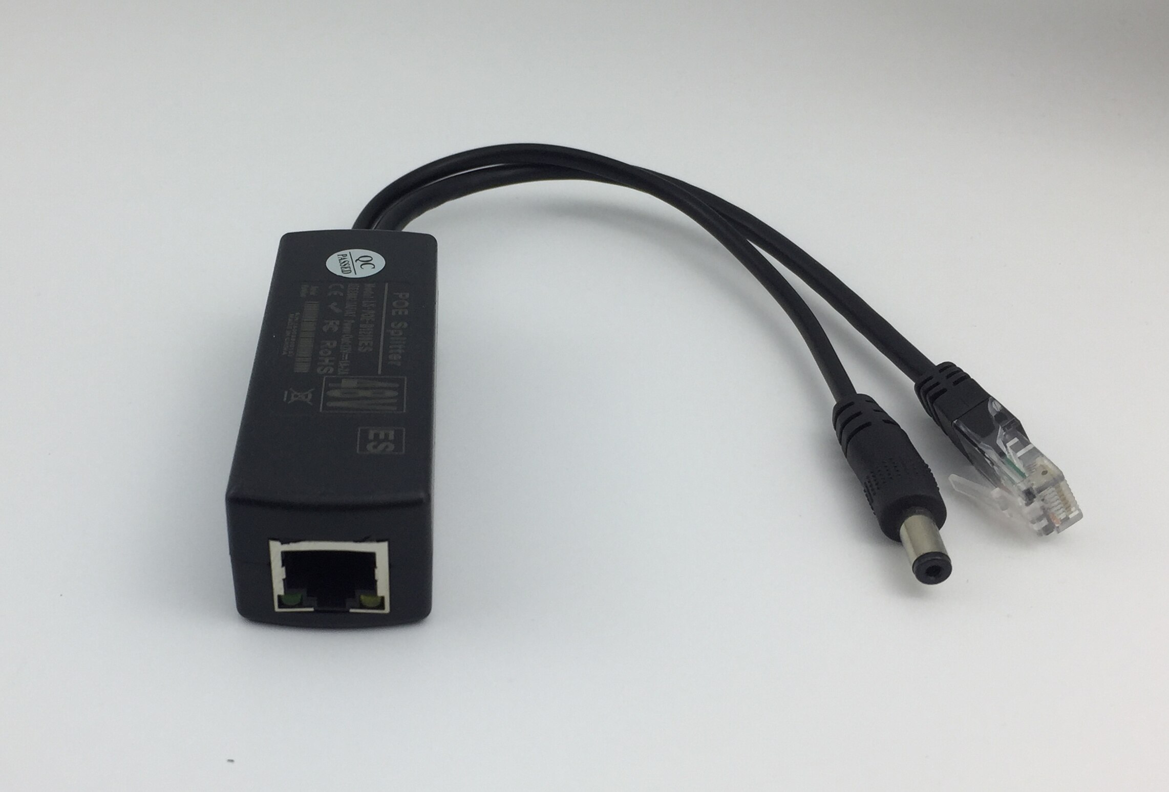 PoE 48V to 12V 1A-2A Splitter Power Over Ethernet IEEE802.3af /at Standard type 10/100Mbps DC 2.1mm * 5.5mm