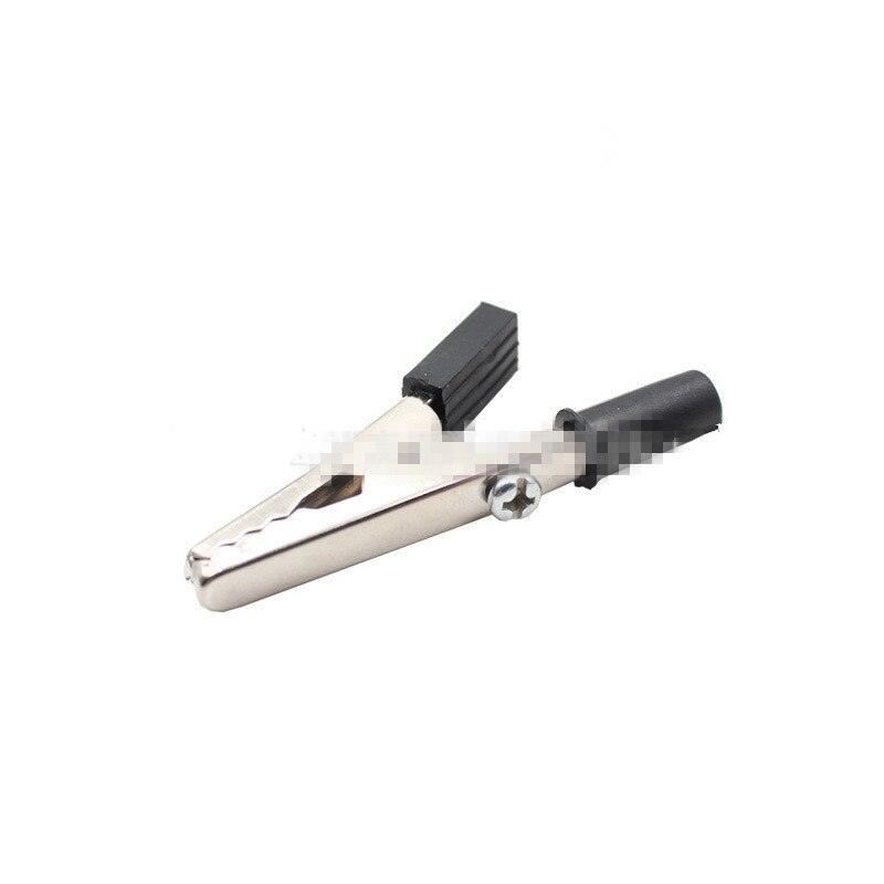 1/5PCS Spring clip 55mm Plastic Handle Test Probe Metal Alligator Clips 5A test clip battery clip