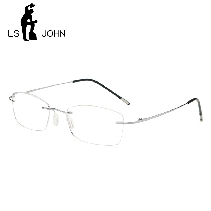 LS JOHN Memory – lunettes de lecture en titane pour hommes, Anti-rayons bleus, Anti-fatigue, presbytie, 1.0, 1.5, 2.0, 2.5, 3.0, 3.5, 4.0
