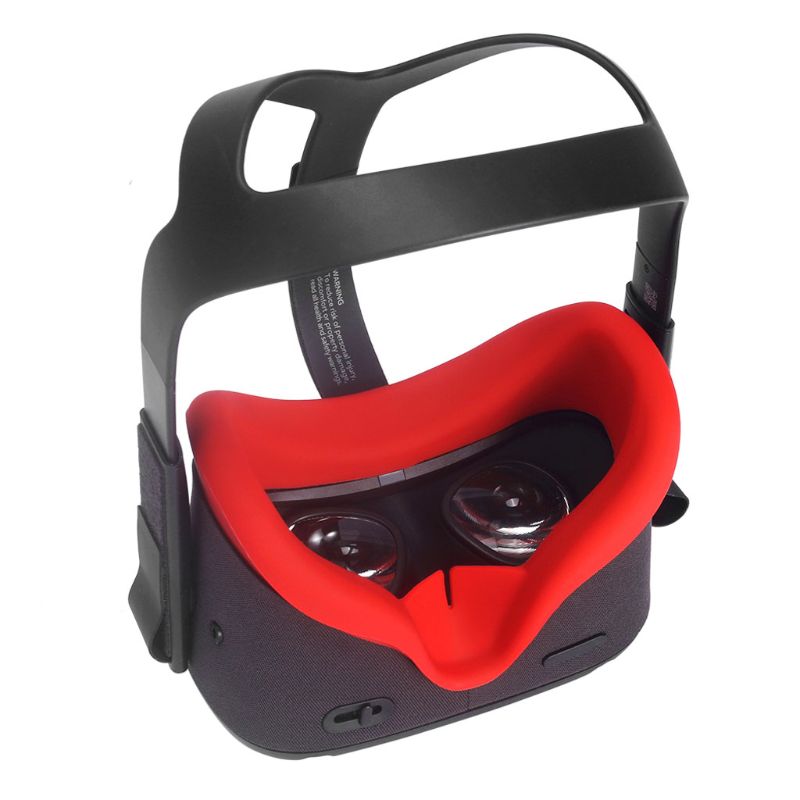 Mykt anti-svette silikon øye maske tilfelle dekke hud for oculus quest vr briller 667c