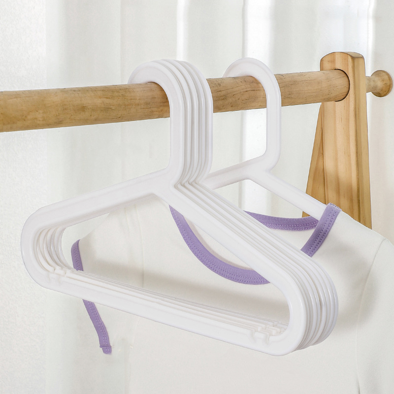 10 stks Draagbare Kinderen Jassen Opslag Hanger Closet Organizer Baby Hangers Display Hangers Kinderkleding Plastic Hanger Rekken