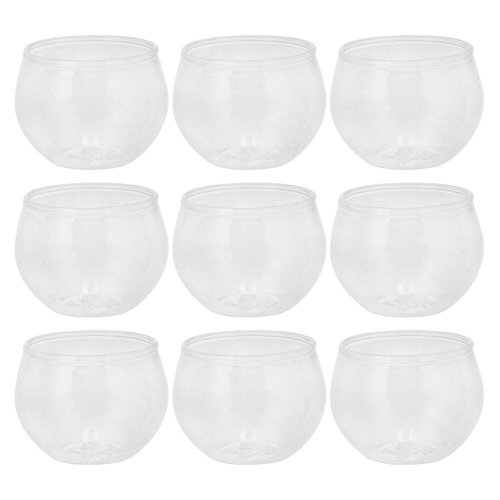 12 Pcs 75 Recyclable Pastry Cups Convenient Appetizer Cups (Transparent)