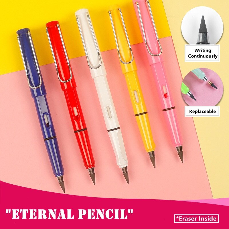 Lápiz eterno sin afilar, nueva tecnología, escritura ilimitada, sin tinta, pintura de bocetos mágicos, lápiz sin plomo