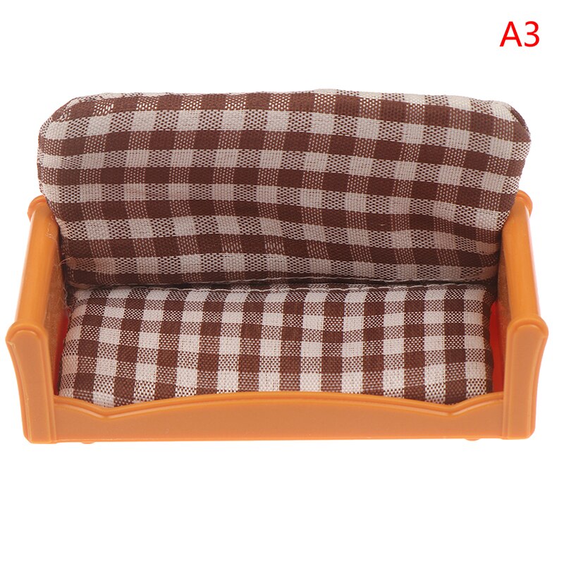 Chair Pillow Stool Sofa For Couch Bed Dollhouse Street Light Lamp Furniture Toys Doll House Decoration Accessories