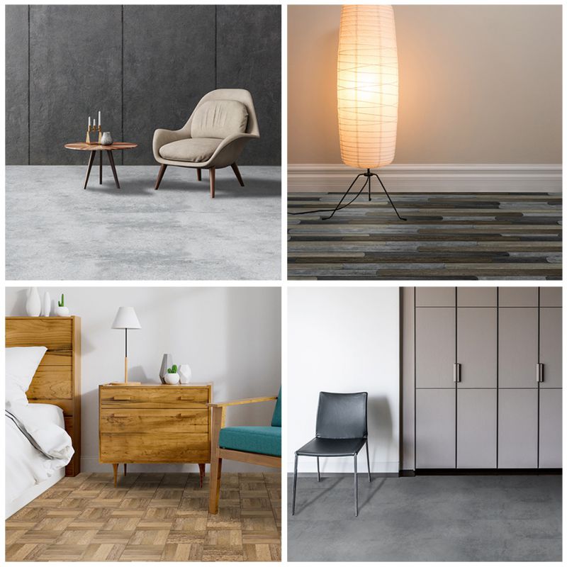 Waterproof Floor Sticker Imitation Wood Series Wallpaper Tile Stickers Floor Sticker Home Decor For Backsplash Kitchen Bathroom