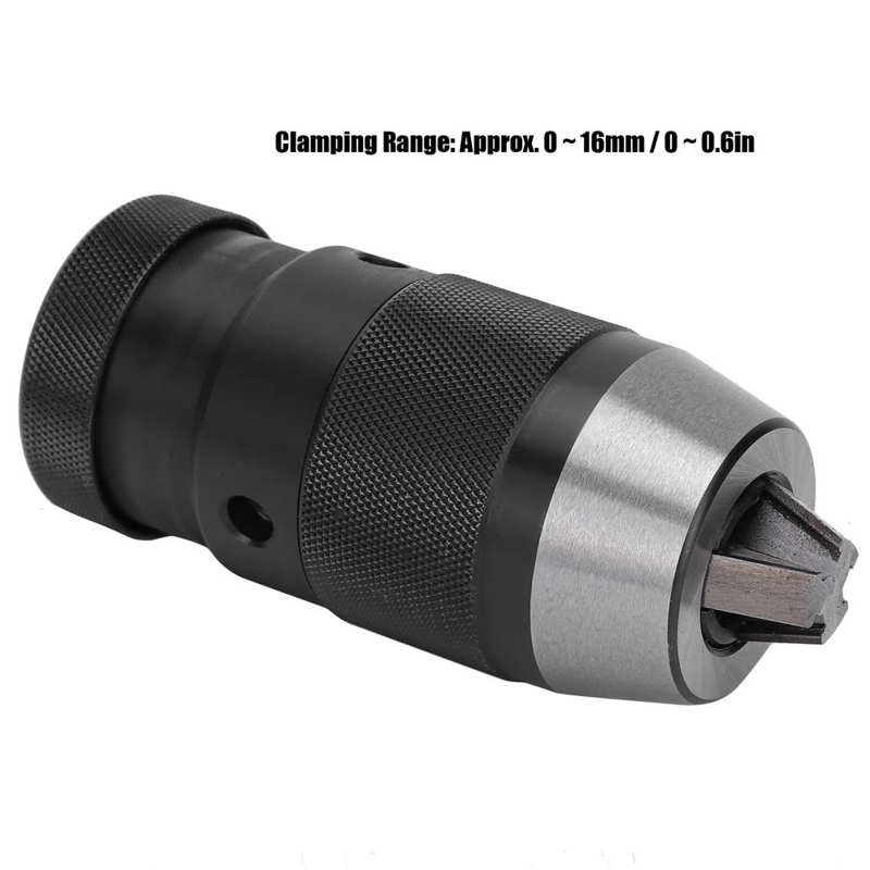 coffee machine Die-Cut Machine Drill Chuck Keyless Self‑Locking with Sleeve Lathes Adapter Electric Hand Tools 0‑16mm B16
