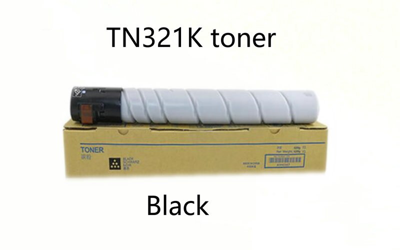 Kleur Copier Toner Cartridge TN321 Voor Konica Minolta Bizhub C224 C284 C364 224e 284e 364e: BK