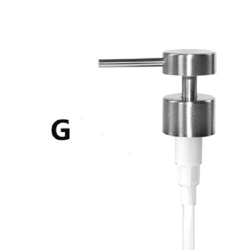 1pcs x 304 Stainless Steel Soap Dispenser Polish Kitchen Sink Liquid Pump for Lotion Replacement Jars Bottles Accessories: Type G