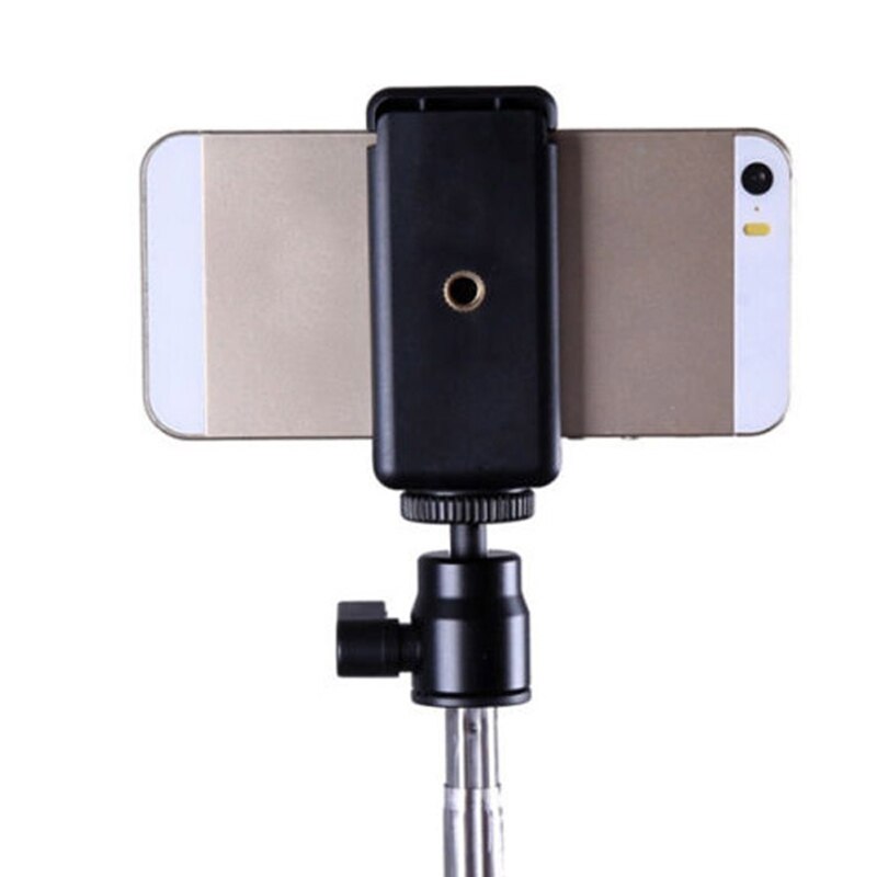 Universal Monopod Holder Clip for Mobile Bracket For Camera Tripod Mount Holder Stand for iPhone Samsung Xiaomi Phone