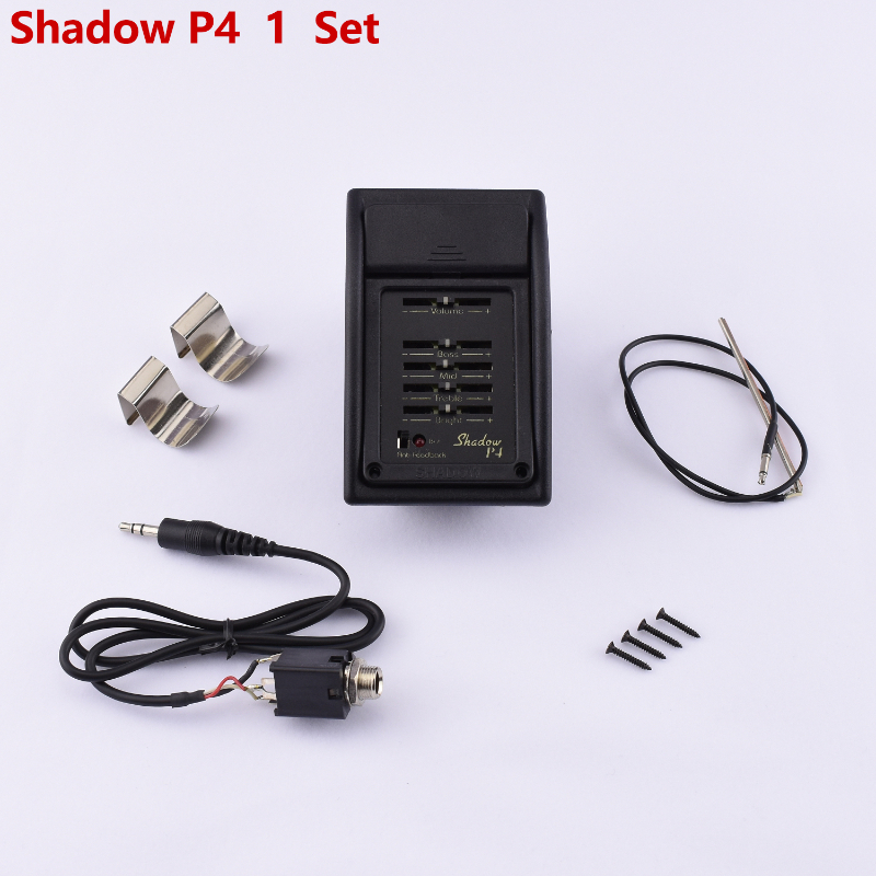 Genuine Germany Shadow P4 / LC5 EQ Acoustic Guitar Pickup Preamp Wide Pickup: WHITE