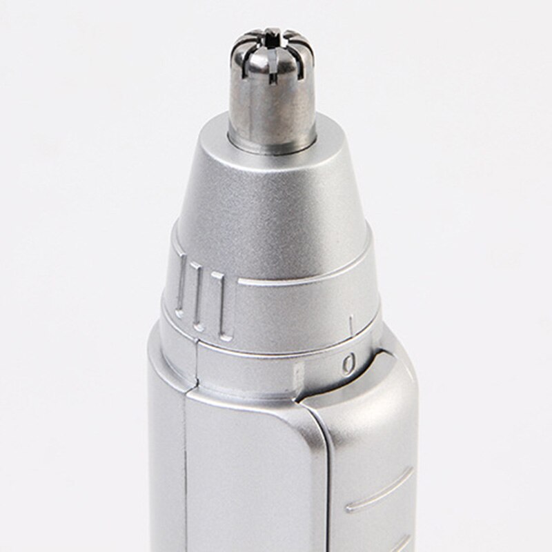 Nose Trimmer Ear Hair Trimmer Battery Operated Stainless Steel Dual-Edge Blades Facial Hair Trimmer (Detachable Head And Washa