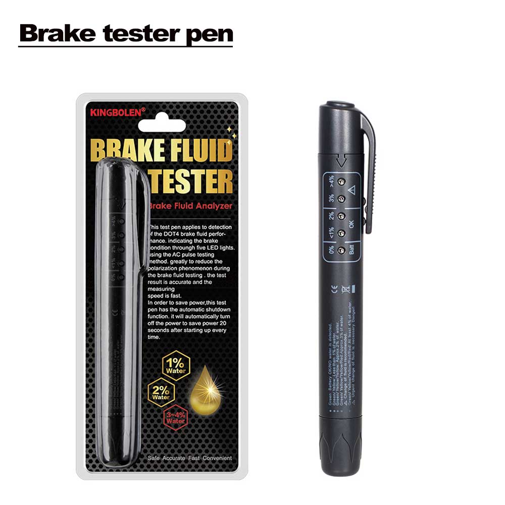 12V Auto Battery Tester BM310 and Car Brake Fluid oil Tester Pen Brake Digital Tester Vehicle Automotive Testing Diagnostic Tool: Brake oil test pen
