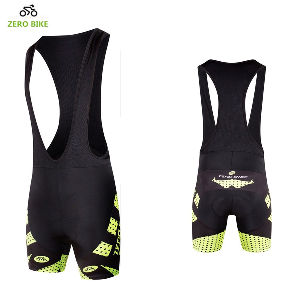 ZERO BIKE Men's Cycling Bib Shorts MTB Bicycle Breathable 3D Padded Vest Pants M-XXL