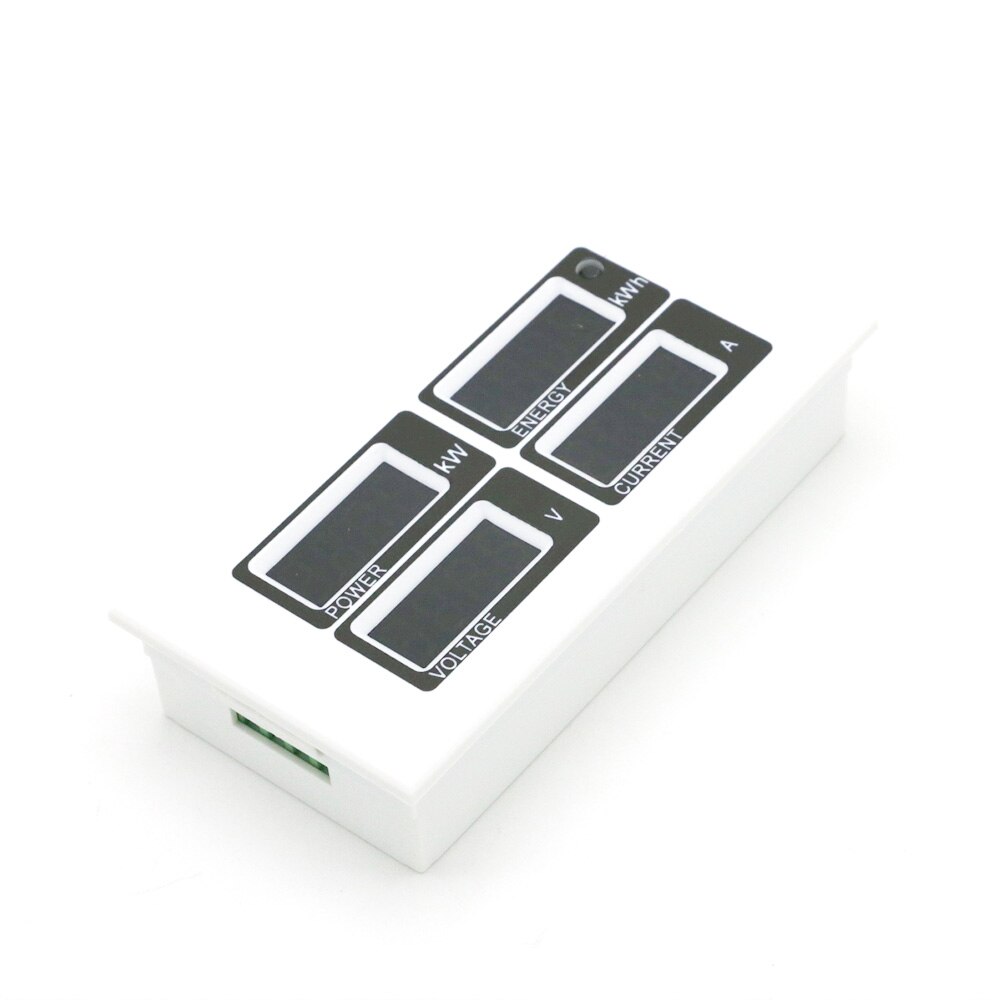 AC 80-260V Digital 100A watt power meter volt amp Ammeter Voltmeter with split-core CT 110V 220V