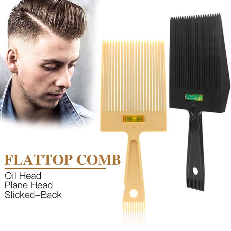 Men Flat Top Guide Comb Haircut Clipper Comb Barber Shop Hairstyle Tool Hair Cutting Tool Salon Hairdresser Supplies Accessory