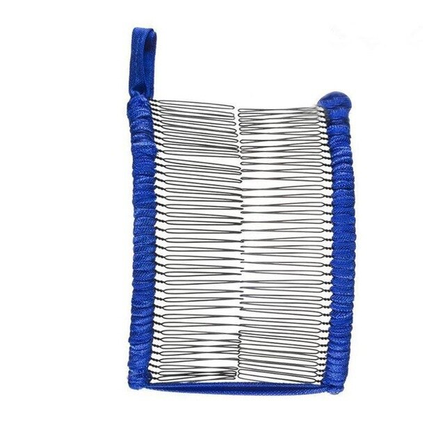 Vintage pinza Banana para el pelo peine perezoso peine del pelo de Clip Vintage, accesorios para el cabello para mujer: Blue / Large-30