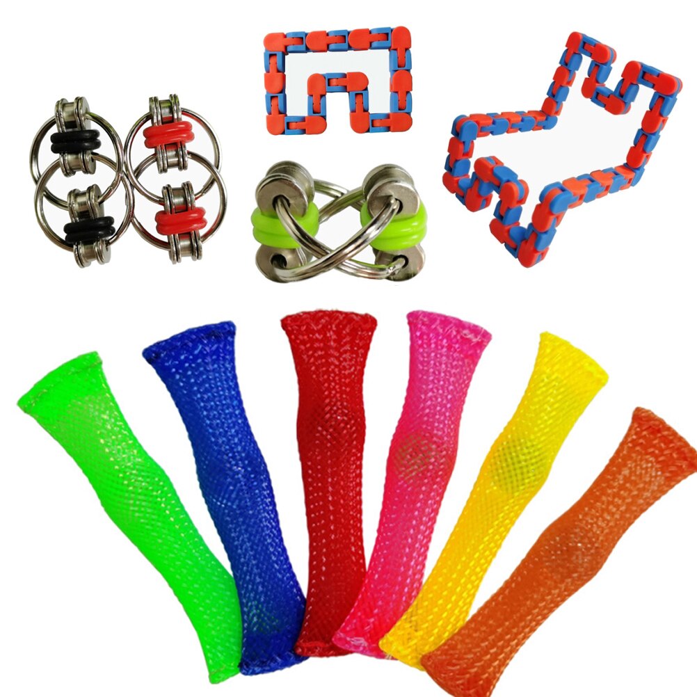 11Pcs Zintuiglijke Speelgoed Set Anti-Angst Hand Speelgoed Speciaal Speelgoed Spel Voor Kinderen Volwassenen Klas En Kantoor Hand fidget Speelgoed