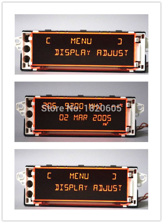 Pantalla roja Original, compatible con USB Aux, monitor de pantalla de 12 pines para Peugeot 307 (algunos modelos) 408 (algunos modelos), pantalla citroen C4 (algunos)