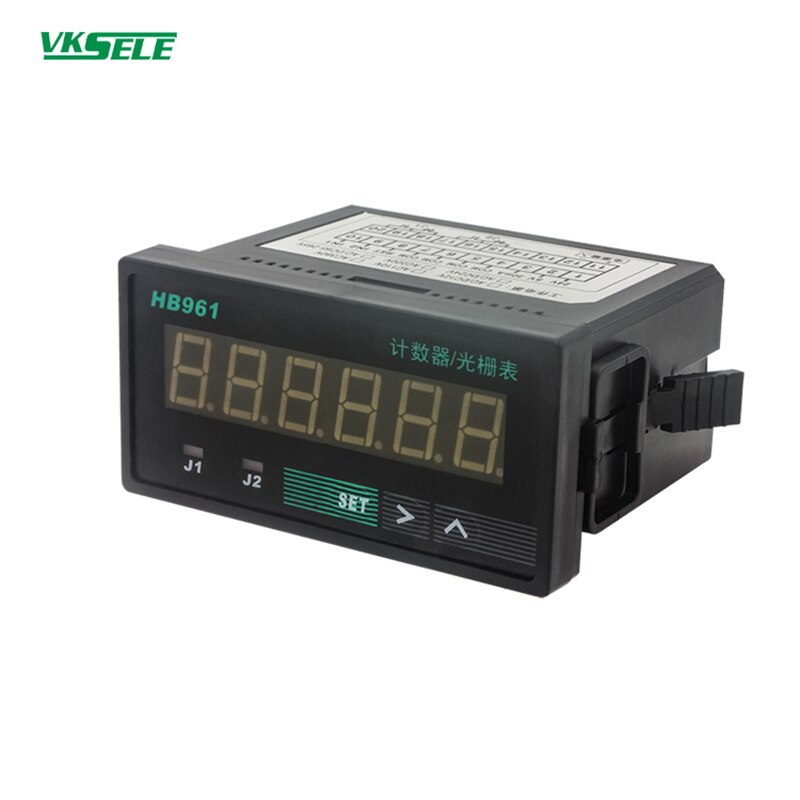 HB961 6 digit led counter grating encoder display pulse counter meter