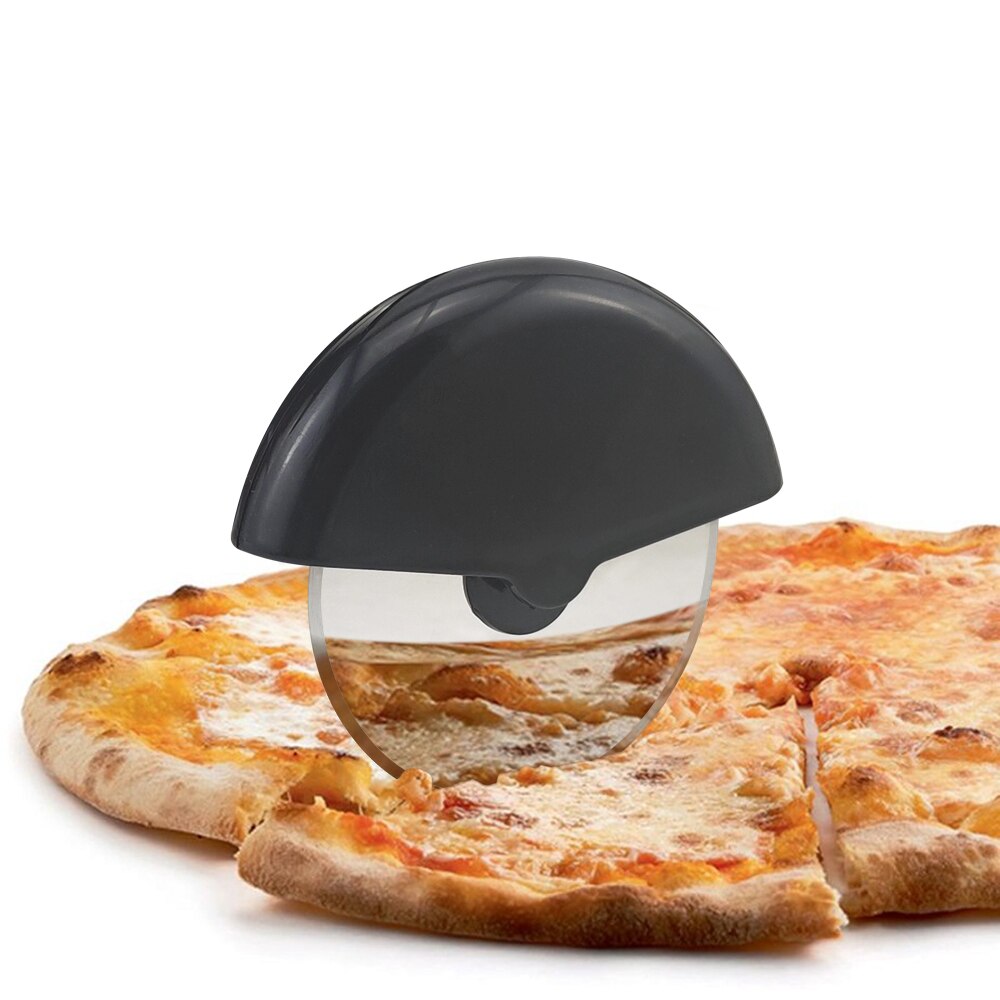 Pizza Cutter Wheel Stainless Steel Slicer Sharp funny Classic Cutters Kitchen Gadget with Finger Guard Protects