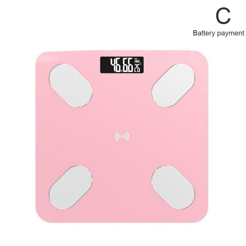 Intelligent Body Fat Scale Charging Electronic Scale Weight Scale Bmi Weight Monitor Health Analyzer Fitness Lose Weight Tools: C