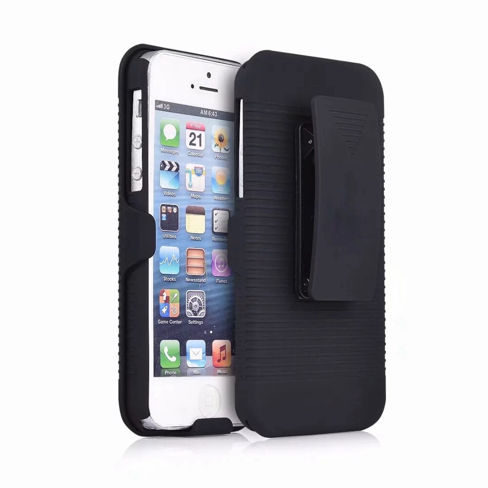 Voor Iphone 11 Pro Max Hybrid Holster Defender Builder Case Taille Riem Clip Back Cover Voor Iphone Xr Xs Max X 7 8 6 6S Plus