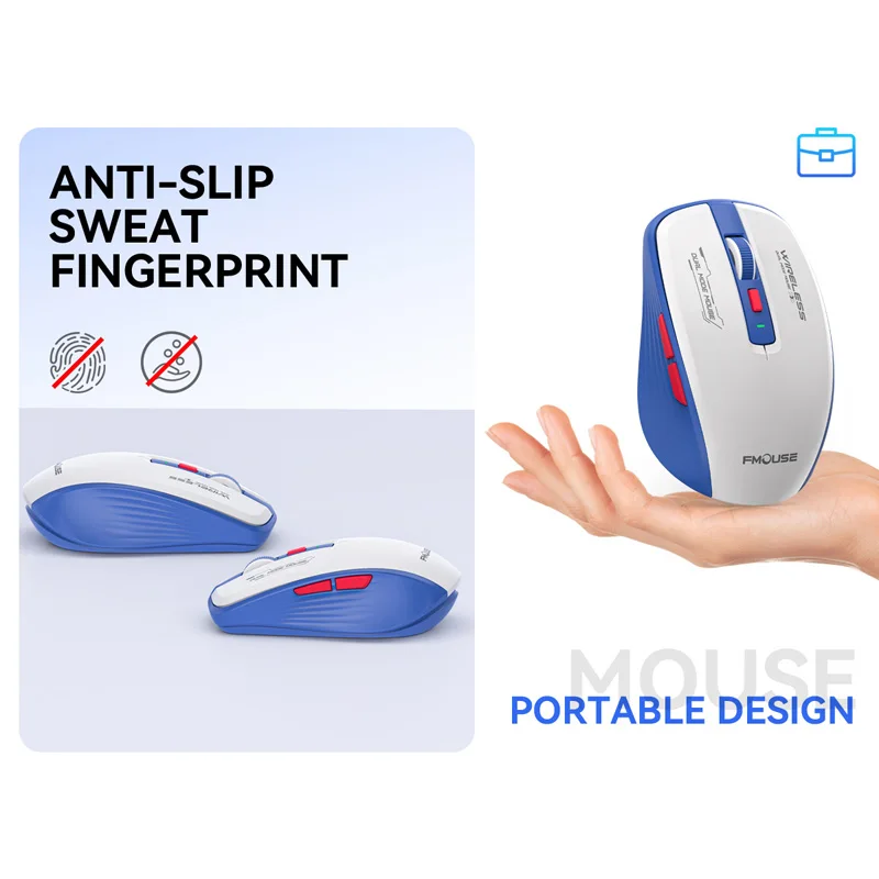 Xiaomi M303L Wireless Bluetooth Mouse 2.4G Dual Mode 1600 DPI Silent Portable Tablet Notebook Mouse For PC Android Ios