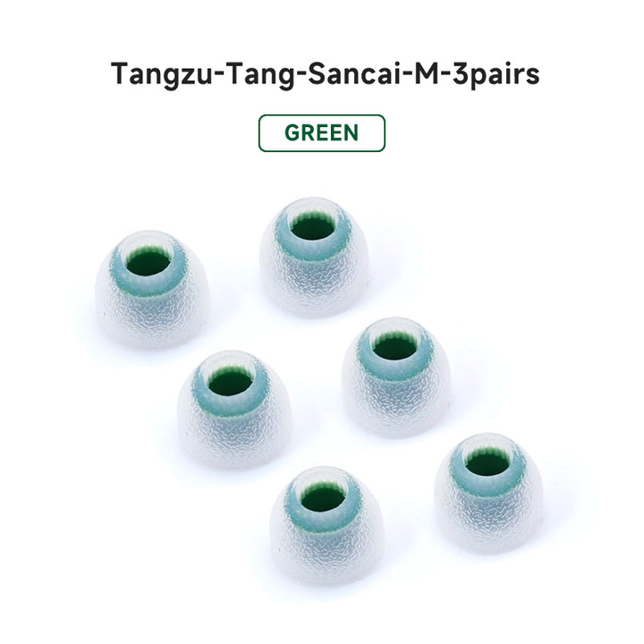 Tangzu Tang Sancai Balance/Wide Bore Version In-Ear Eartips Silicone Earphone Tips Earbuds Earplug Princess Changle ShiminLi: SKY BLUE