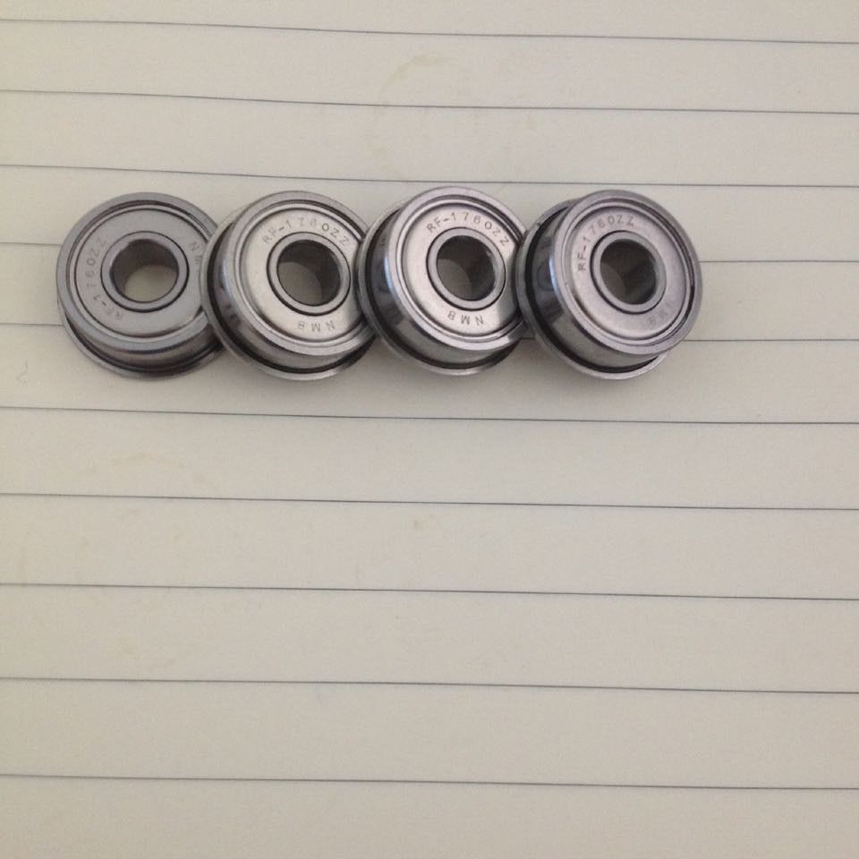 NMB bearing Minebea 20PCS F606ZZ/LF-1760HH Flange bearings ball bearings ABEC-5 6*17*6 The