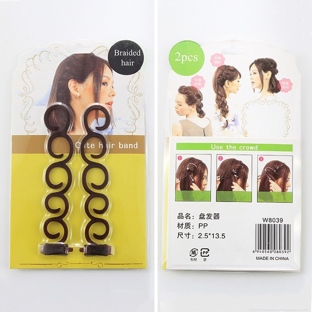 1 Pcs Franse Trendy Styling Accessoires Magic Lady Vrouwen Vlechten Tool Haar Braider Haak Weave Haar Vlecht Maker