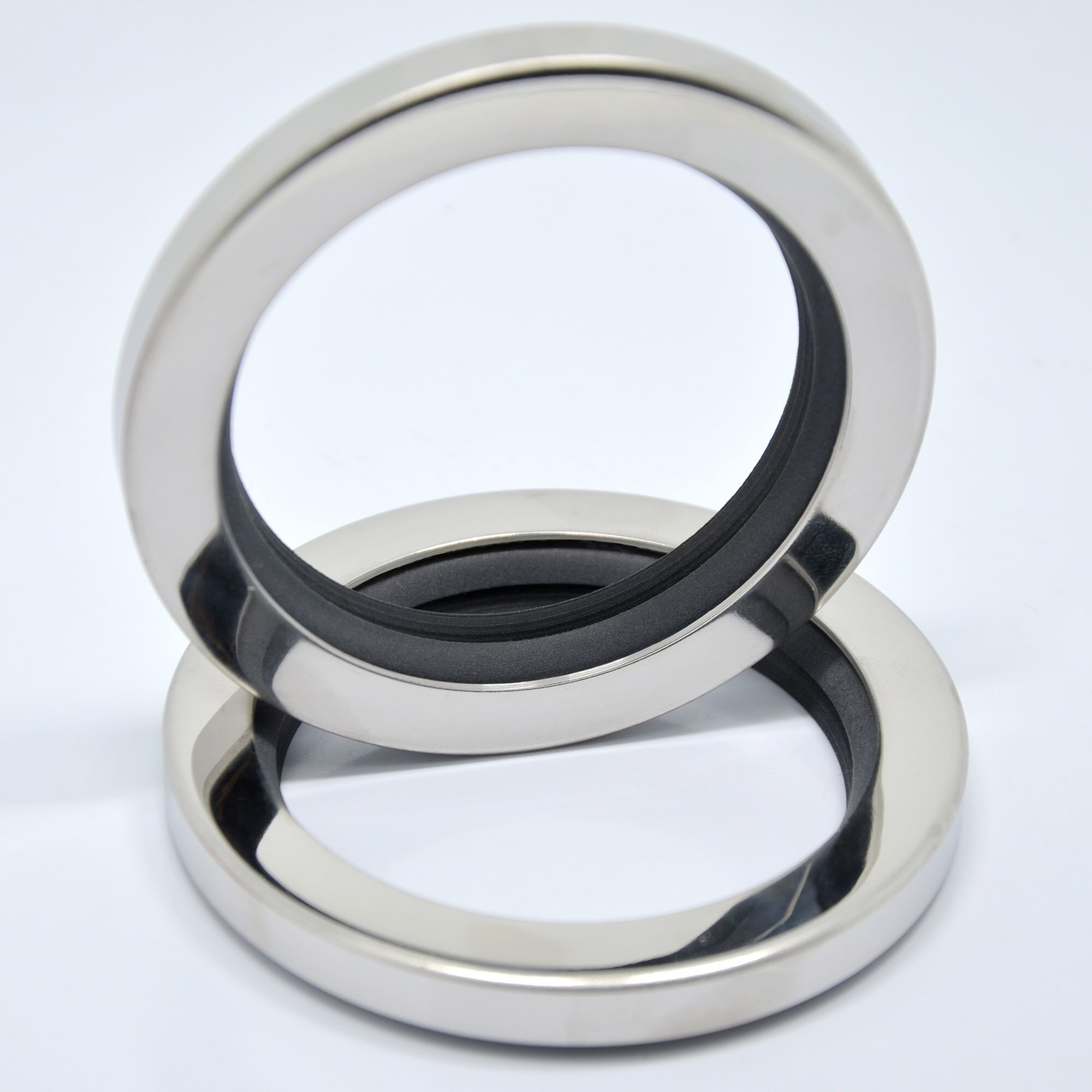 Produktbild von PTFE-Doppellippen-Öldichtung – 25x35x10 Mm, Edelstahl, Für Luftkompressor, Wellen, -100 Bis +300°C, 1 Stück