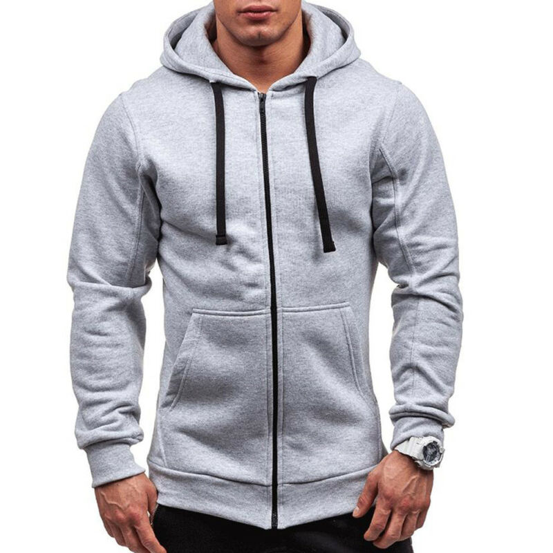 Sudadera con capucha ajustada para hombre, de manga larga, Hip Hop, musculosa, camiseta Casual, blusa, invierno, más cálido, sudaderas para hombre, nueva