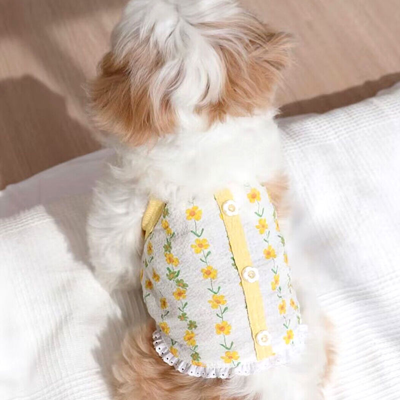 Hond Bretels Vest Dunne Zomer Hondenkleding voor Kleine Honden Leuke Print Puppy Shirt Chihuahua Bichon Pug Poedel Kostuum Geen Hoed: L / Black