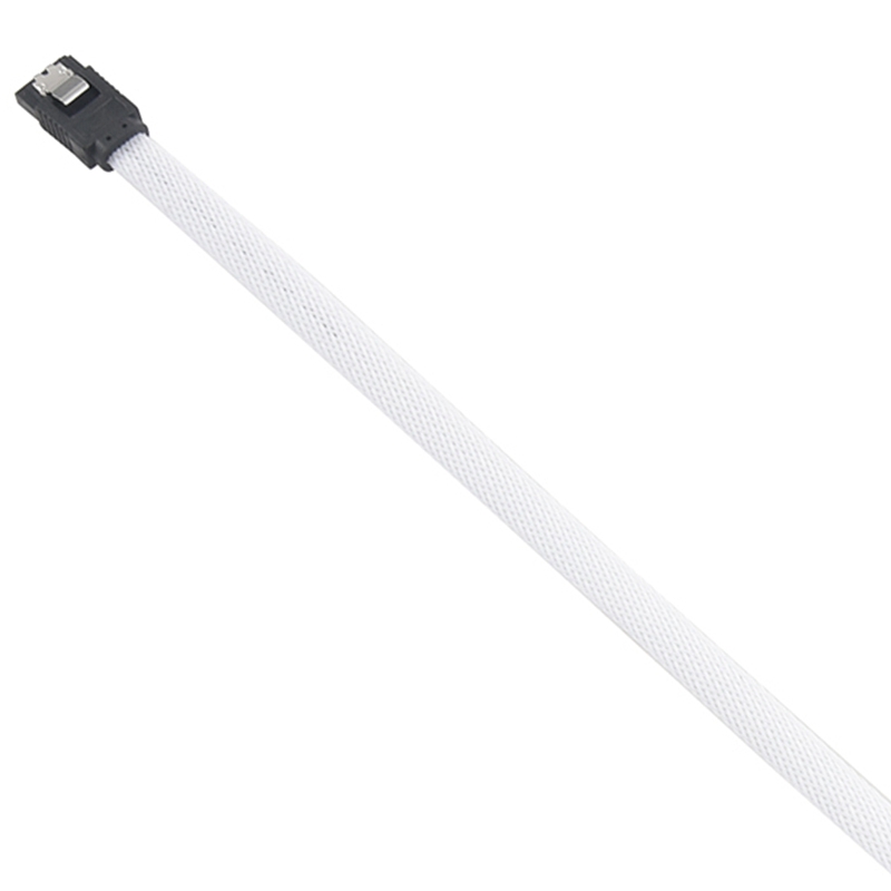 6 stück 50cm sata 3.0 iii sata 3 7- pin-datenkabel rechtwinklig 6gb/ s ssd-kabel hdd-festplatten-datenkabel (weiß)