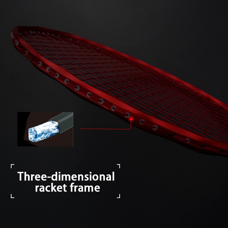 Carbon Badminton Racket 28-30lbs Offensive Original Sport 8 Multi Color Options Ultralight Z Speed Raquete